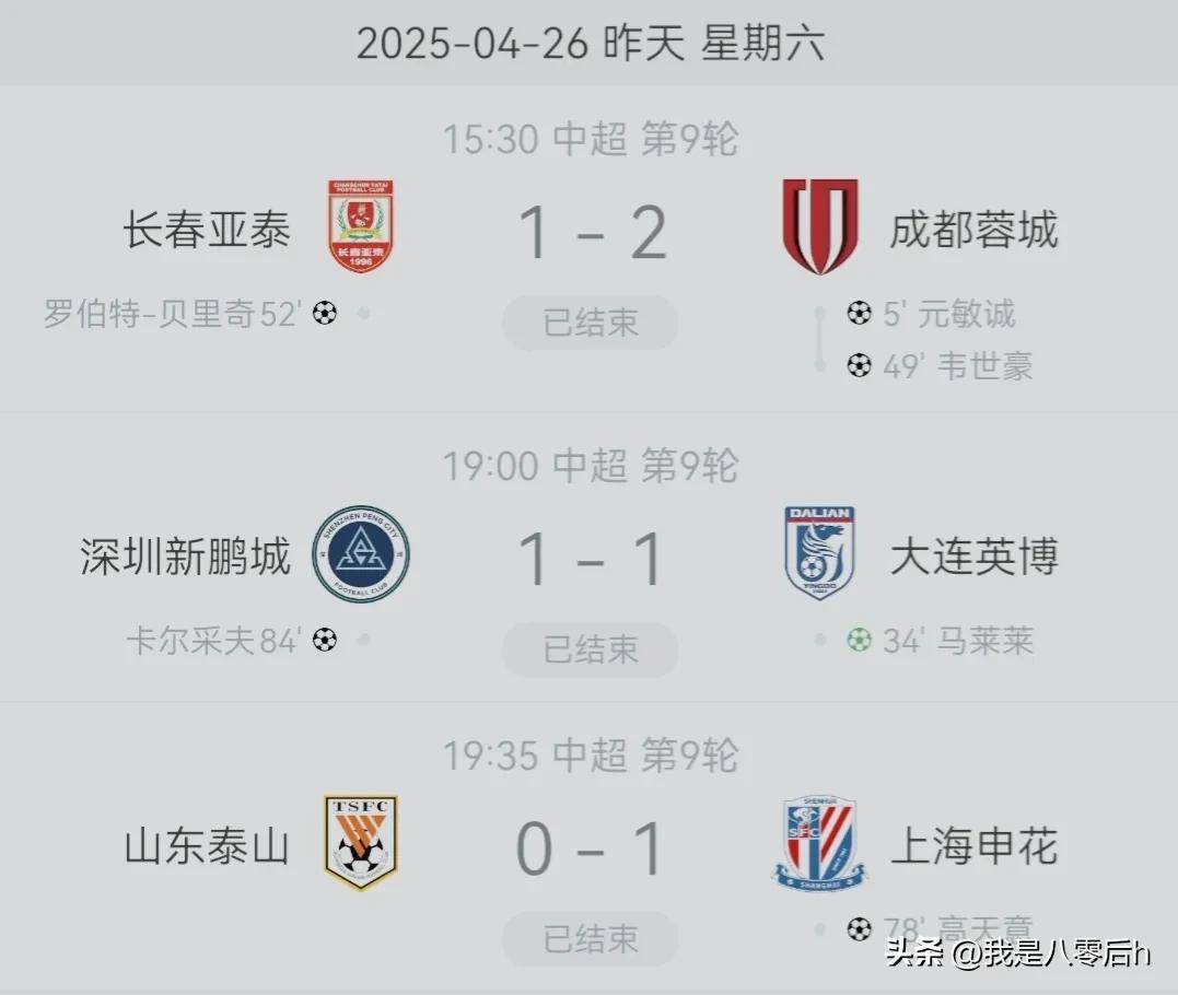 国安客场不敌泰达，积分榜上距离扩大