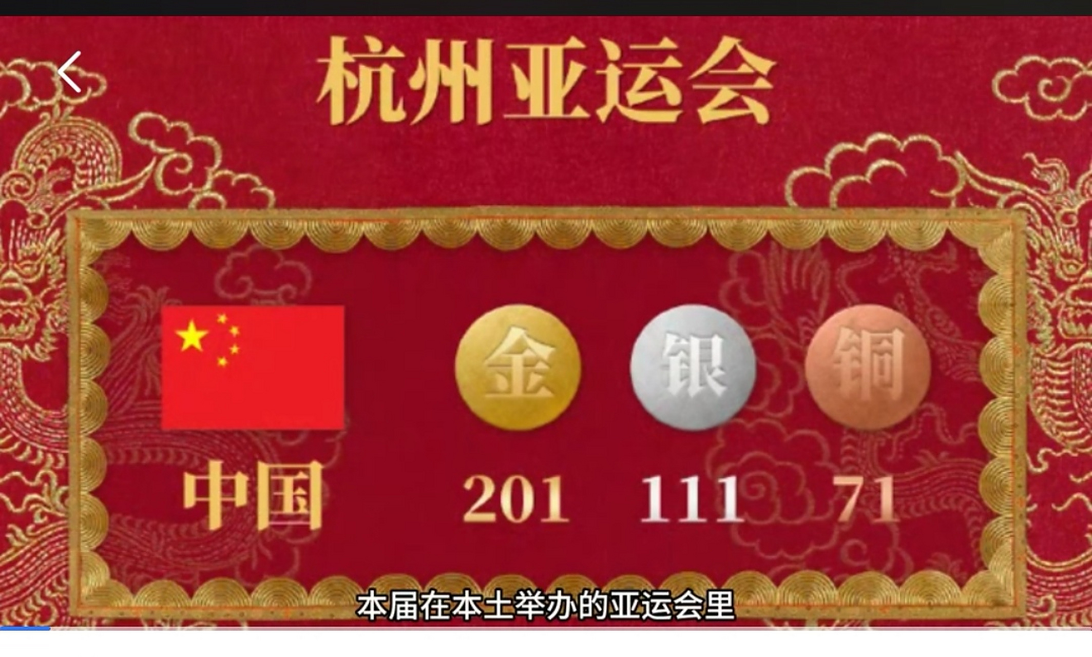 中国运动员在亚运会上再夺多项金牌